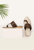 Brown Cruelty-Free Leather Sandals