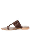 Brown Cruelty-Free Leather Sandals