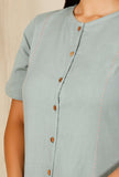 Asmani Low Gathered Embroidered Dress