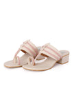 Baby Pink Tan Cruelty Free Leather Sandals