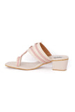 Baby Pink Tan Cruelty Free Leather Sandals