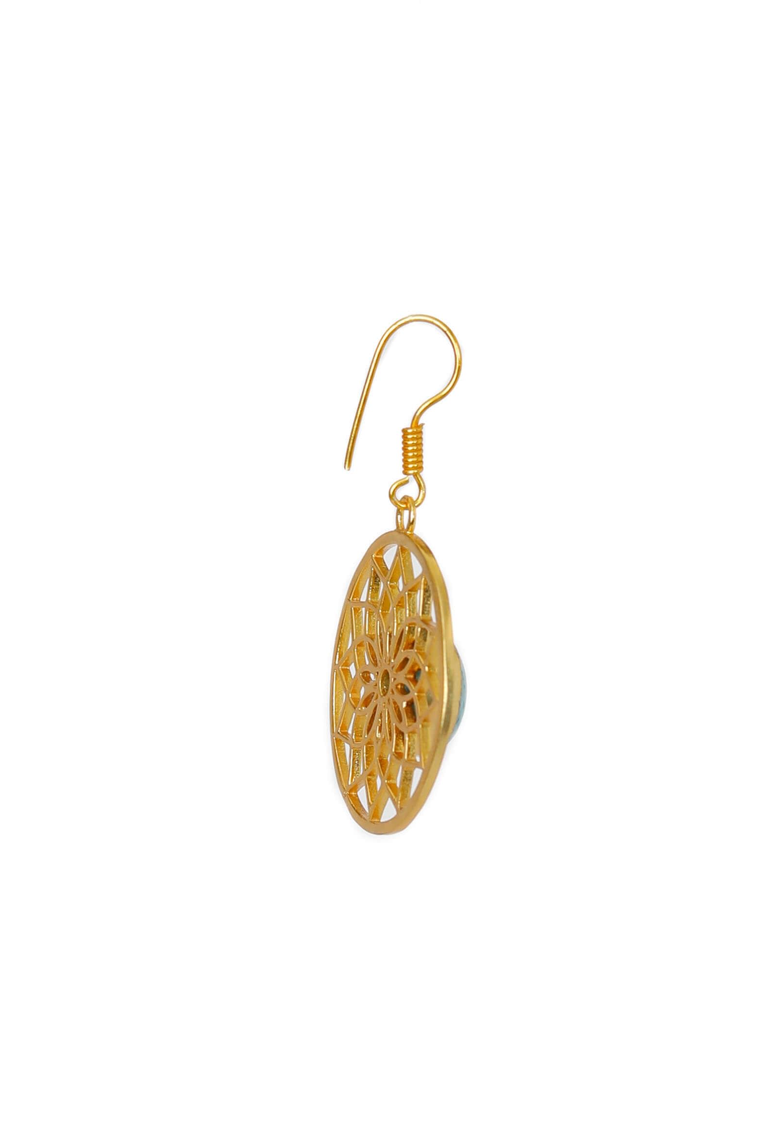 Flora Gold-Plated Brass Earrings