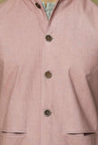 Muted Lavender  Cotton Nehru Jacket