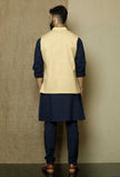 Khaki Yellow- Cotton Nehru Jacket