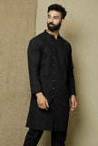 Onyx  Cotton Overlap Kurta