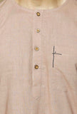 Beige  Cotton Kurta