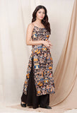 Shop Black Kalamkari Slip Kurta