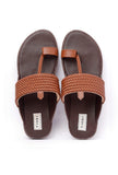Umber Handcrafted Cruelty-Free Leather Kolhapuri Inspired Chappals