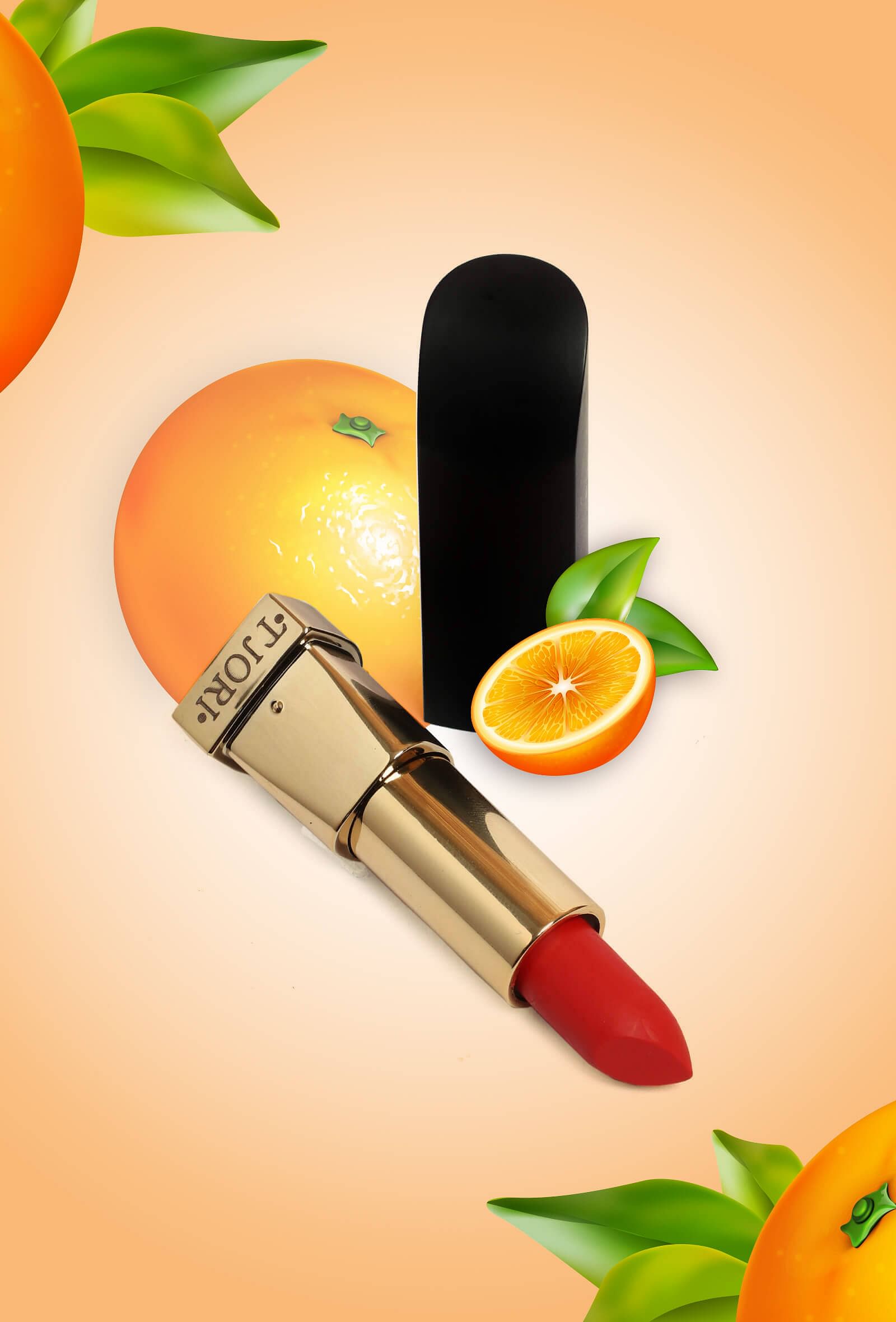 Malta Sunset Orange Lipstick