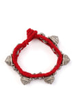 Square Red Thread Tomb Motif Hand Bracelet