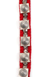 Square Red Thread Tomb Motif Hand Bracelet