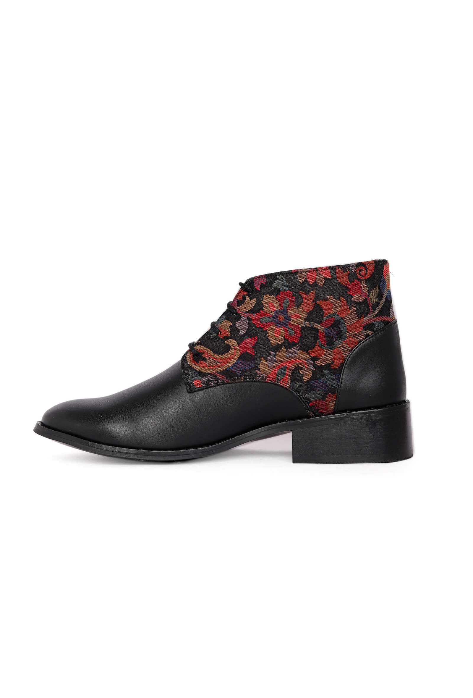 Black Kani Cruelty Free Leather High Boots