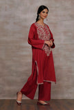 Farooq Pink Phiran Woollen Kurta