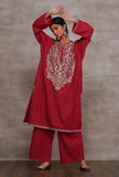 Farooq Pink Phiran Woollen Kurta