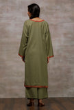 Sage Green Pure Woollen Phiran