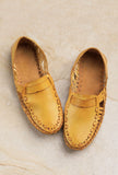 Beige Tan Pure Leather Loafers