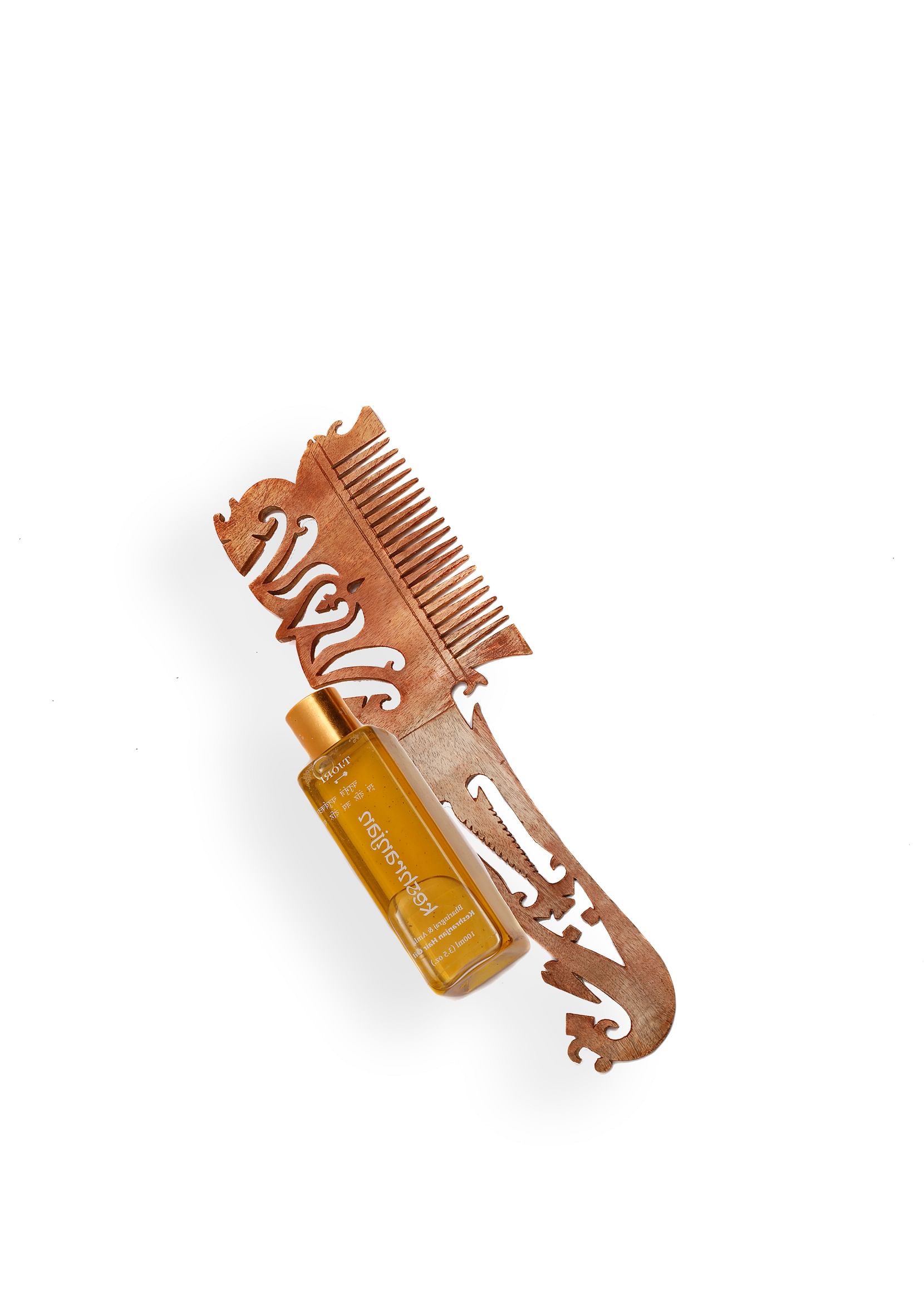 Comb & Hair Oil Combo