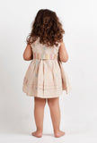 Beige Dobby Dress