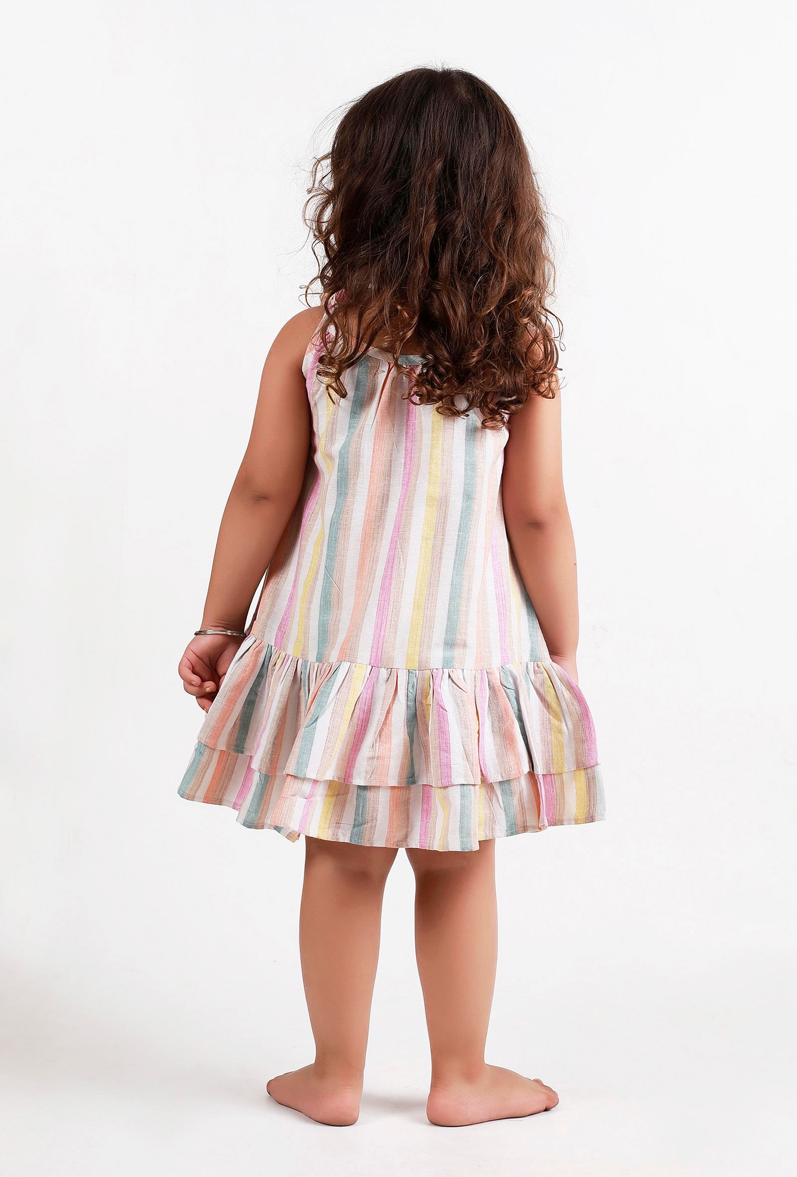 Multi-Color Striped Dress
