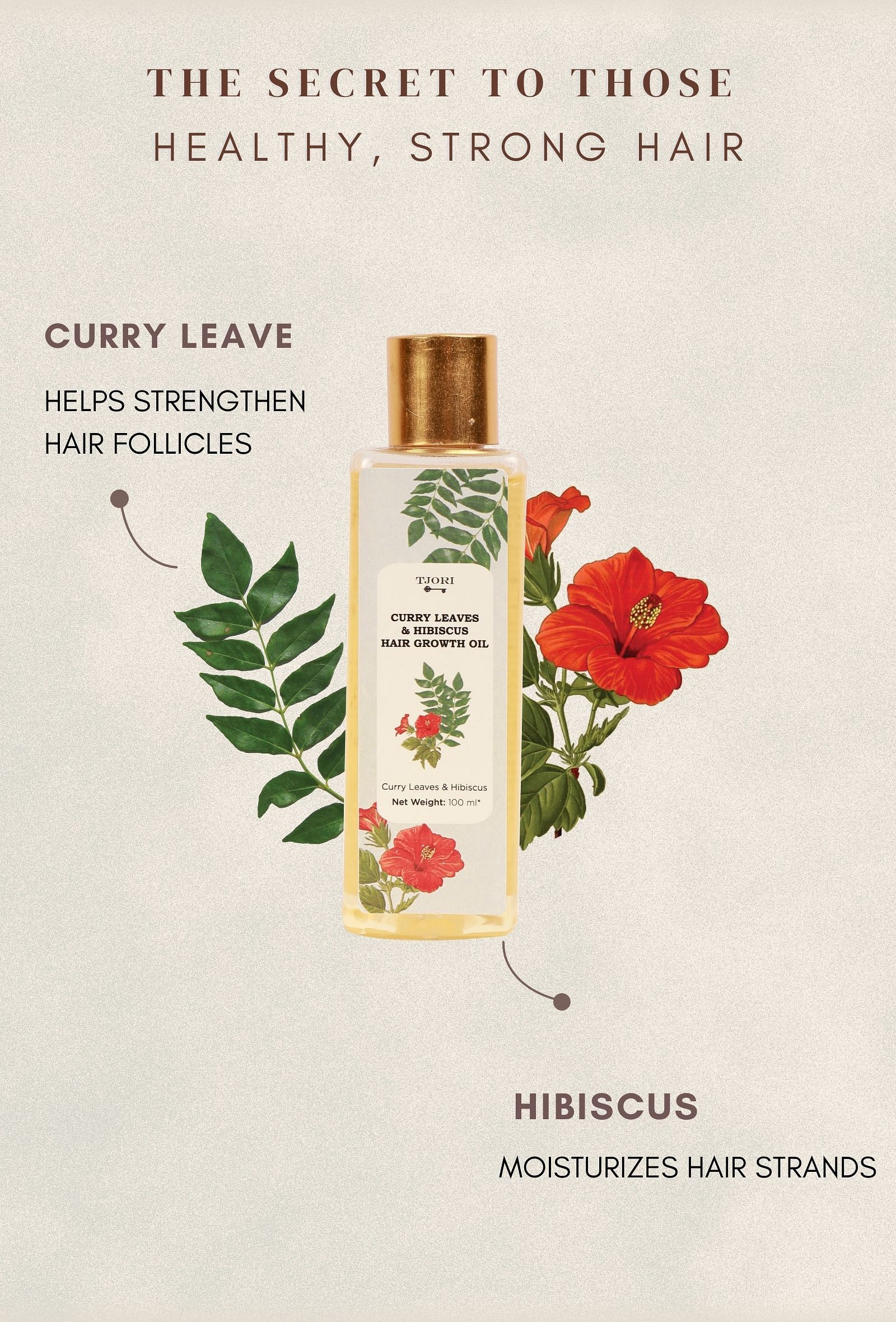 Curry Leaves & Hibiscus Hair Growth Oil 100ml