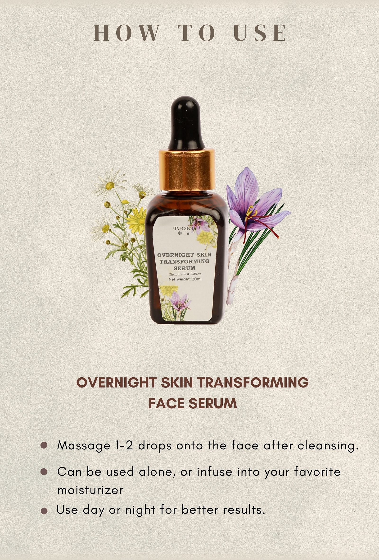 Overnight Skin Transforming Face Serum