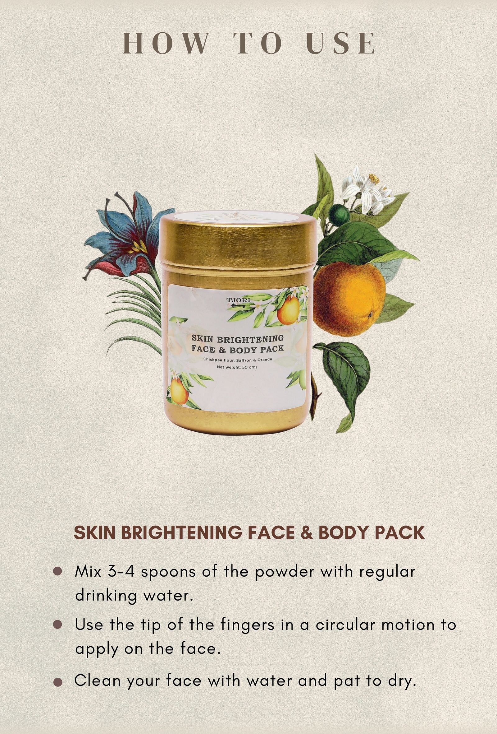 Skin Brightening Face & Body Pack