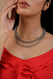 Silver Double Layered Chain