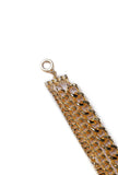 Nura Twisted Three Layered Chain Necklace