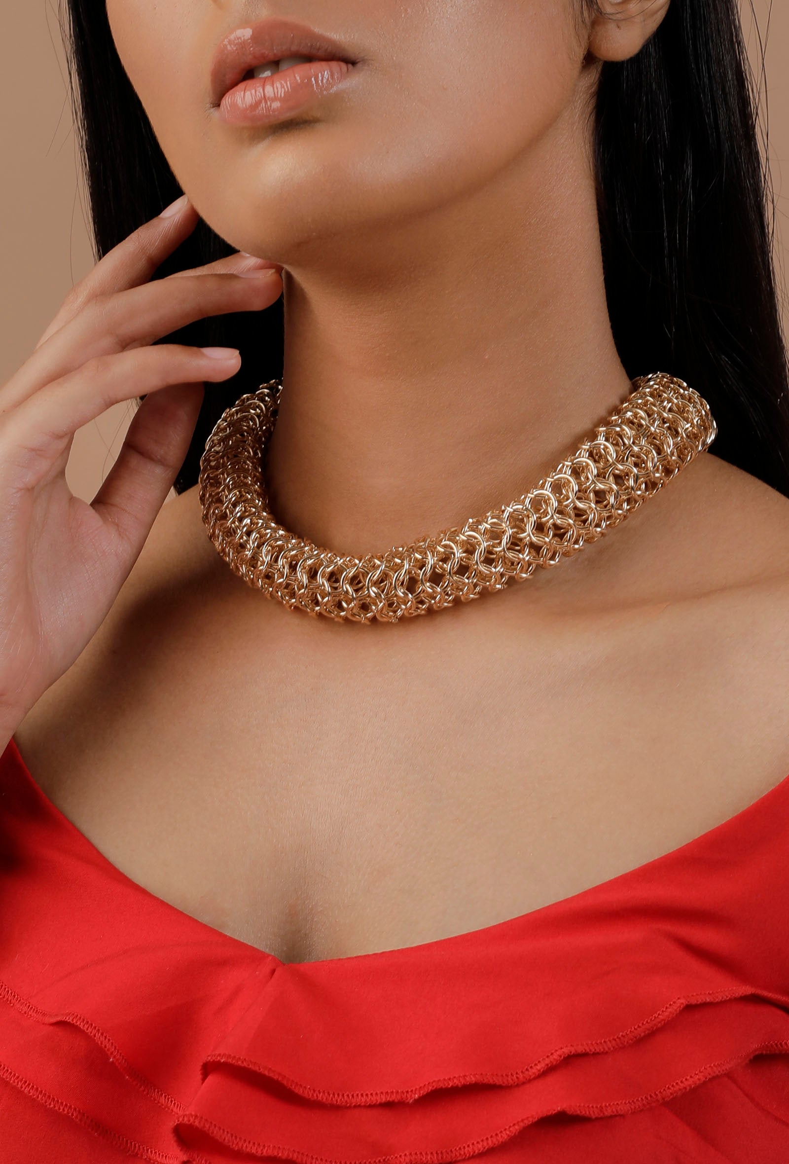Multi Layered Gold Chain Necklace