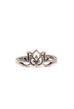 Set of 4: Lotus Silver Brass Toering