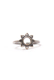 Set of 4: Ama Silver Brass Toering