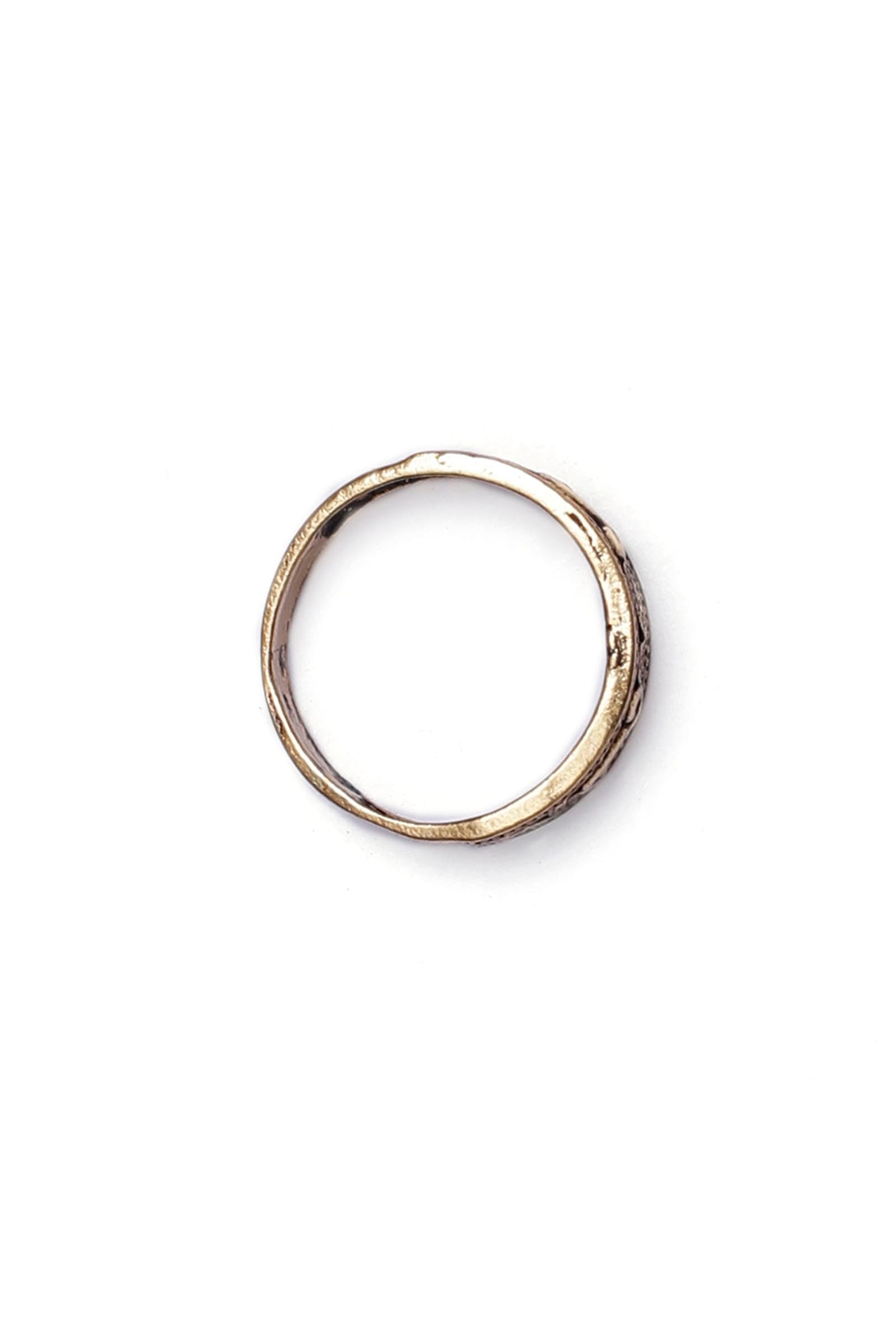 Maya Brass Gold Ring