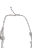 Fatima Double Layer Silver Tribal Necklace