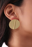 Rehea Sphere Brass Earrings