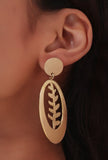 Floret Brass Earrings