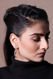 Medium Size Circular Hoop Earrings (Silver plated)