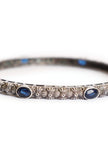 Mahira Blue Stone Brass Bangle