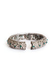 Abiha Green Stone Brass Bangle