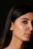 Ruhani 92.5 Sterling Silver Nose Pin