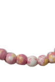 Pink Agate Beads Bracelet
