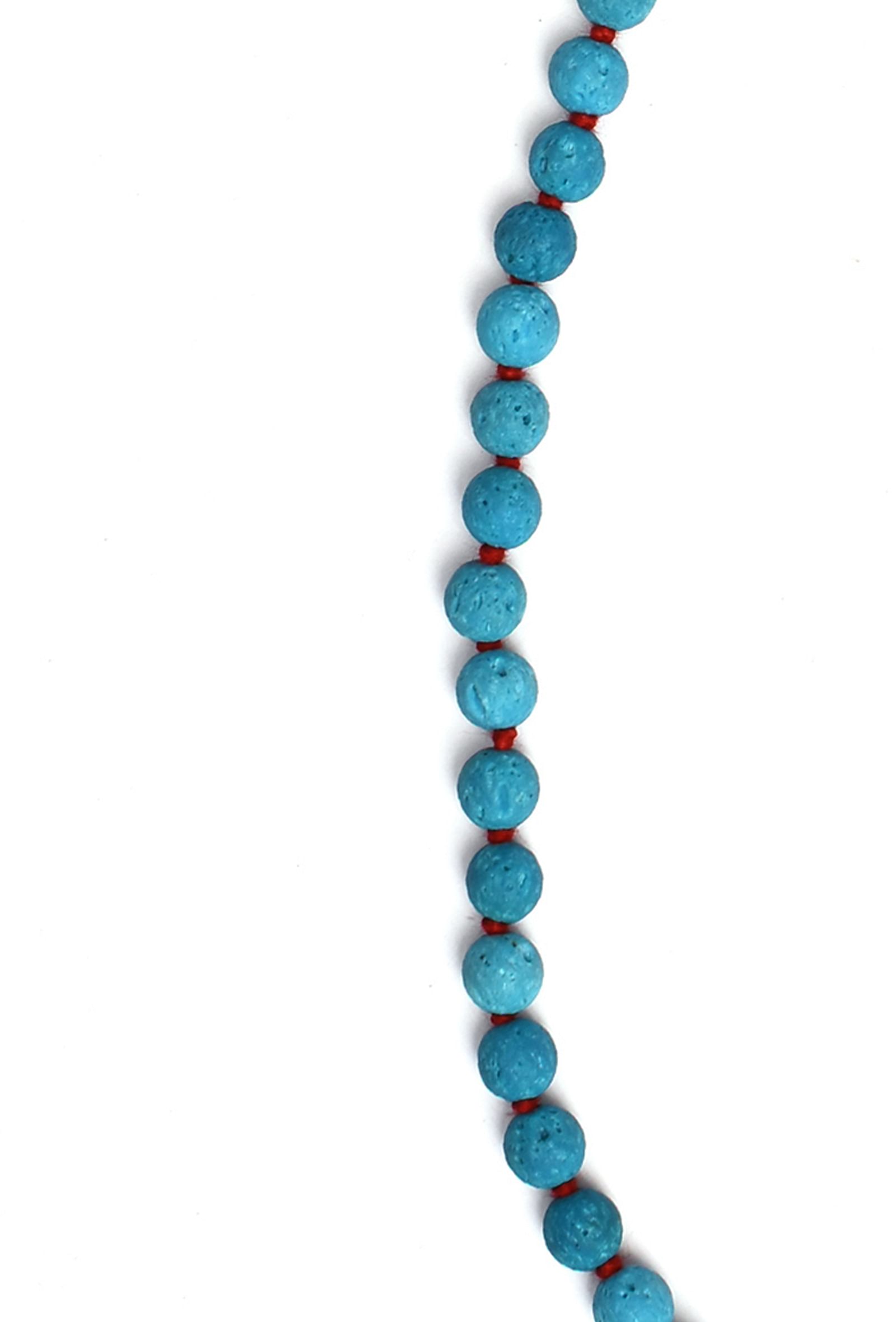 Blue Lava Chanting Beads