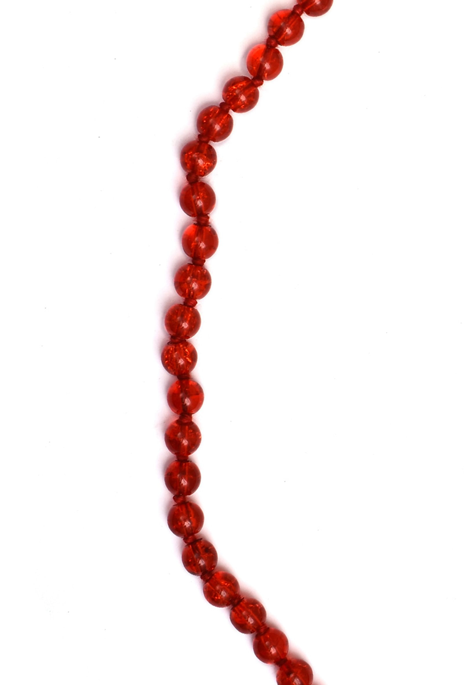 Lava Red Chanting Beads
