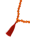 Orange Lava Chanting Beads