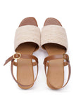 Koffi Raffia Weave Sandals