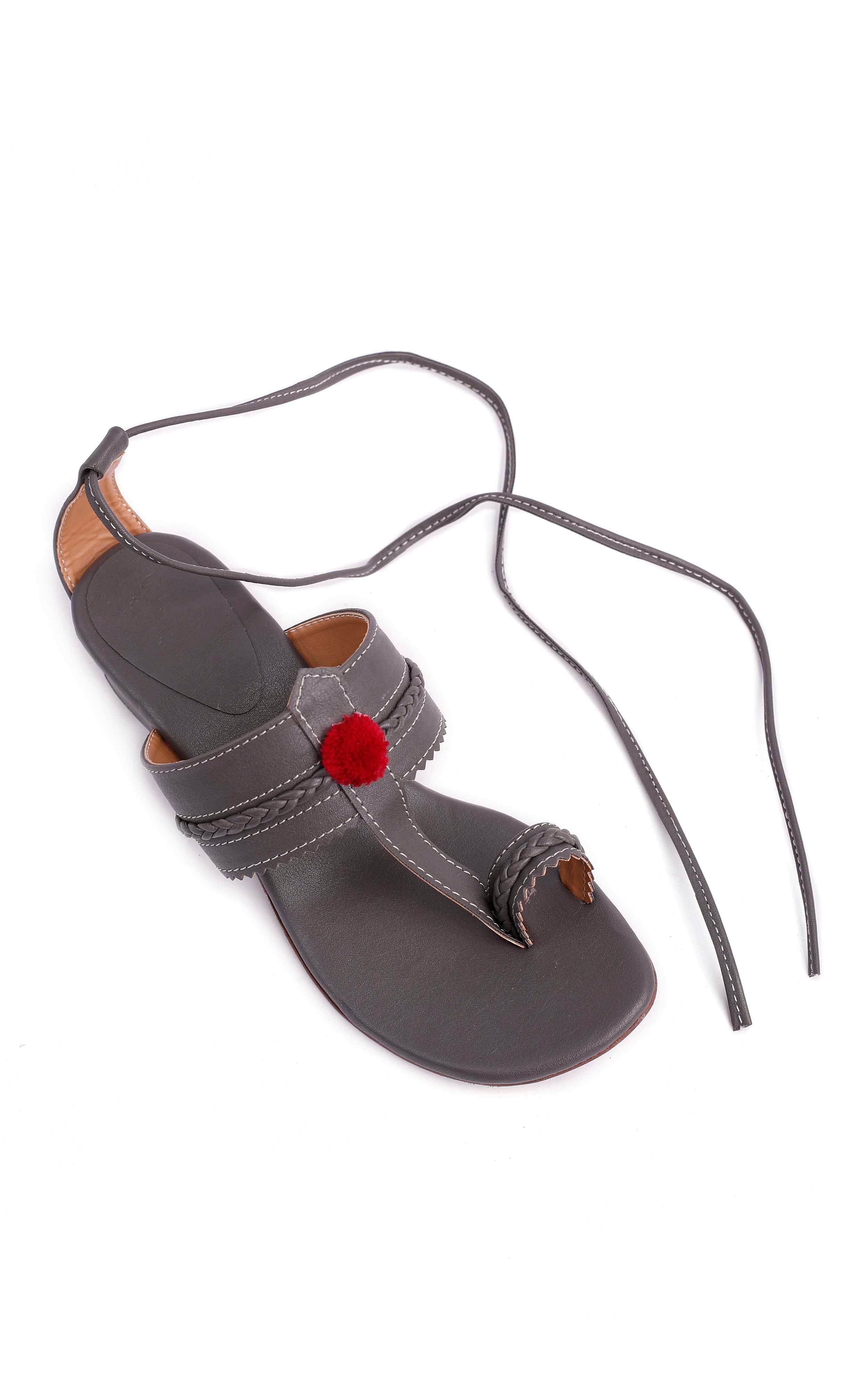 Buy Femino Trendy Casual Platform Heels Sandals For Women (Dark Grey,  numeric_8) at Amazon.in