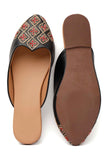 Onyx Black Multi Pattern Cruelty Free Leather