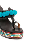 Ocean Blue Kutch Wedges