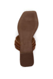 Comfortable and stylish brown Kolhapuri footwear