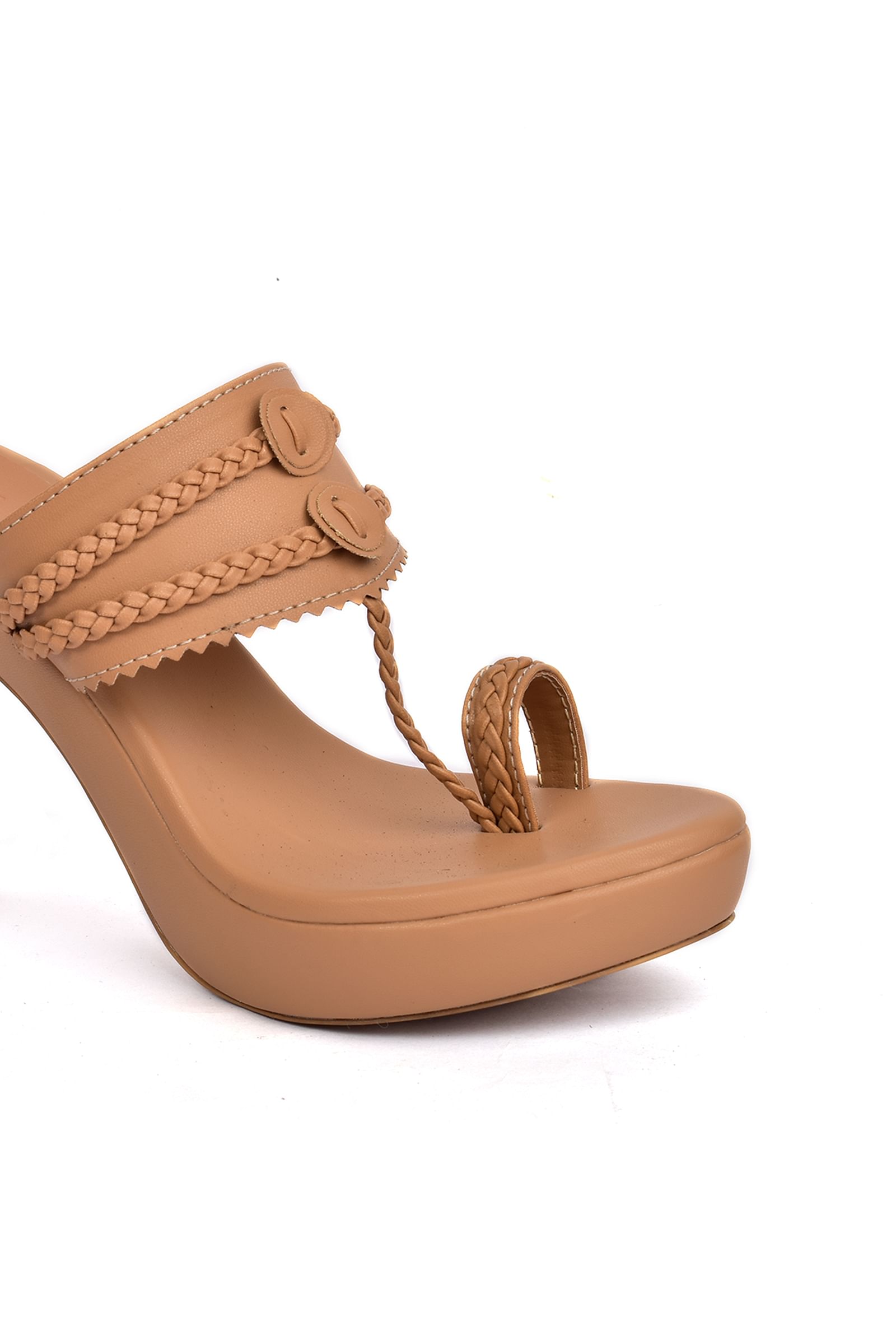Buy Red Mukaish Kolhapuri Heels by PREET KAUR at Ogaan Market Online  Shopping Site