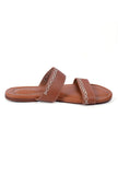 Light Brown Strap Sliders